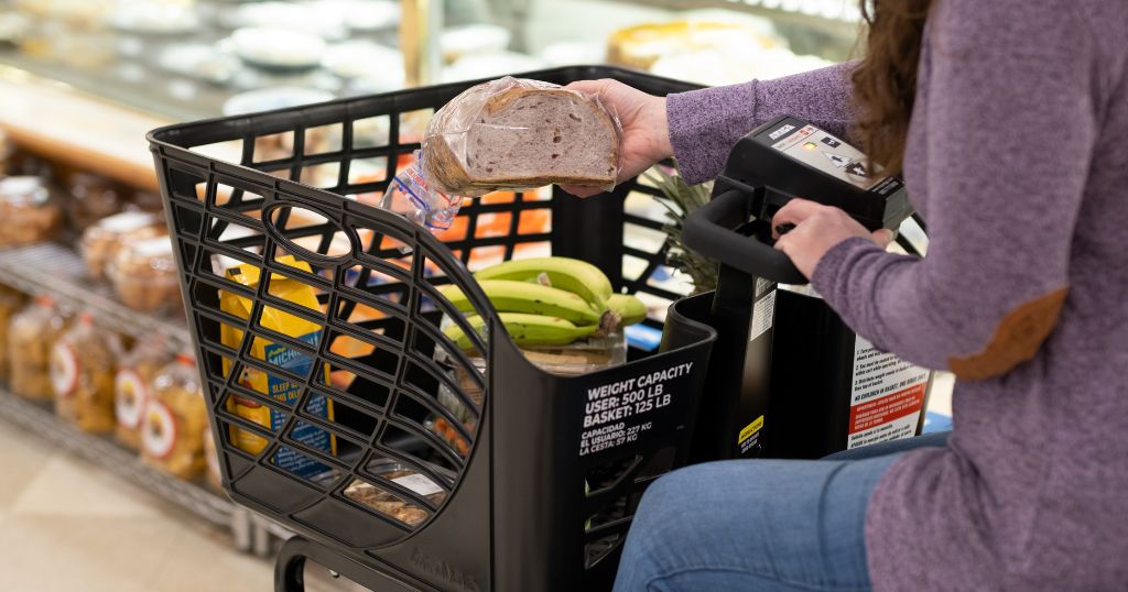 women buying groceries