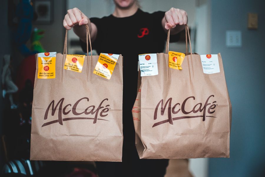 McDonalds bags